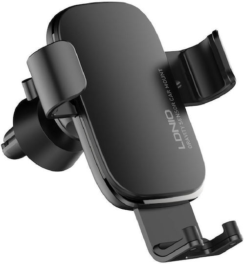 Gravity Car Mobile Mount with Adjustable Hooks Black