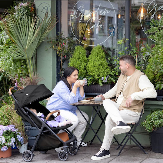 Joie Pact Pro Verstellbar Kinderwagen Geeignet für Neugeborene Schwarz 6.3kg
