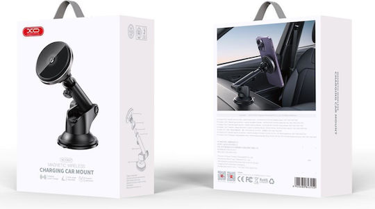 XO Handyhalterung Auto mit Magnet & Kabellosem Laden Schwarze