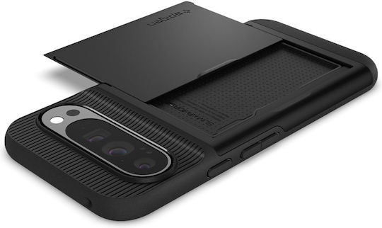 Spigen Slim Armor CS Задна корица Силикон 2мм Черен (Google Pixel 9 Pro XL)