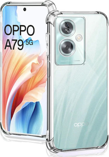 Techsuit Shockproof Clear Back Cover Σιλικόνης Διάφανο (Oppo A79 5G)