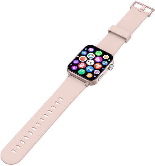 BlackView R30 Pro Smartwatch με Παλμογράφο (Ροζ)