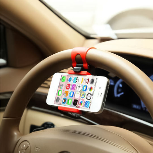 Carsun Car Mobile Mount with Adjustable Hooks Red