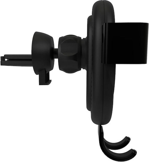 Evelatus WCH02 Suport Auto Pentru Telefon Mobil Cu Cârlige Reglabile Negru