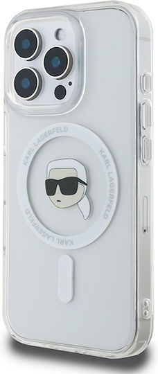 Karl Lagerfeld Back Cover Plastic White (iPhone 16 Pro)