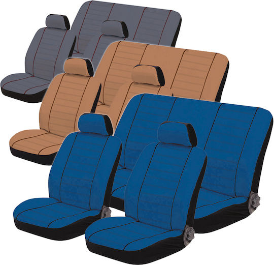 Autoline Car Cover Set 5pcs Towel GTS Type-R Blue