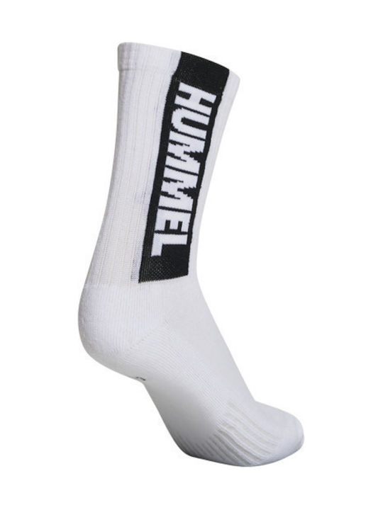 Hummel Αθλητικές Κάλτσες Λευκές 4 Ζεύγη