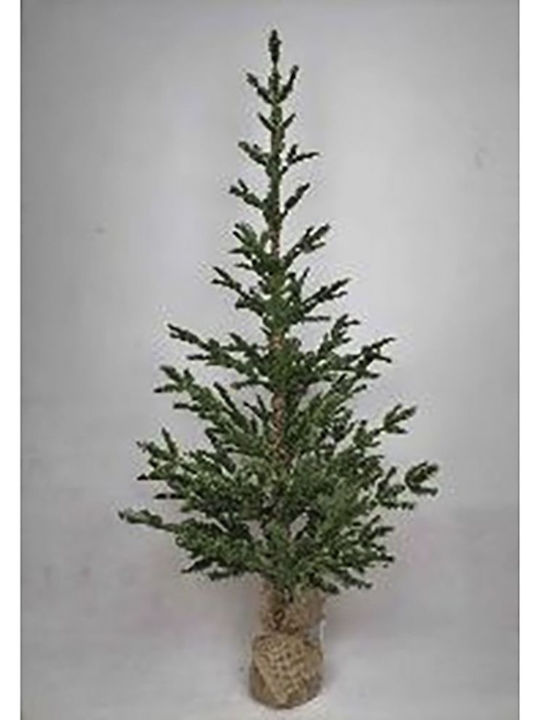 Χριστουγεννιάτικο Δέντρο Angel Pine με Ξύλινο Κορμό 140εκ.