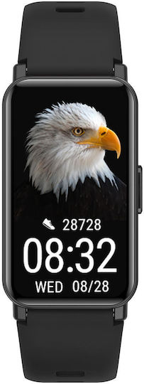 MaxCom Fit FW53 Nitro 2 43мм Смартчасовник със SIM и Пулсомер (Черен)