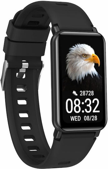 MaxCom Fit FW53 Nitro 2 43мм Смартчасовник със SIM и Пулсомер (Черен)