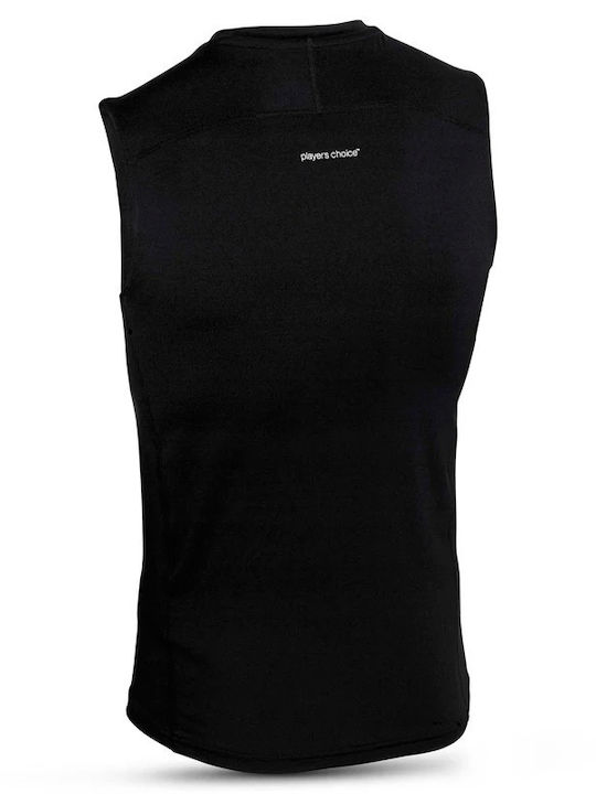 Select Sport Ανδρική Ισοθερμική Αμάνικη Μπλούζα Compression Μαύρη