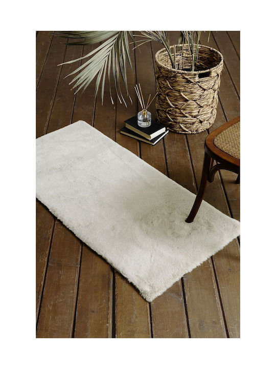 Nima Lounge Αντιολισθητικό Χαλί Ορθογώνιο Cream 60x130cm