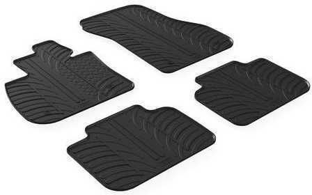 Lampa Set of Front and Rear Mats 4pcs Tray Type for BMW X2 2018 Black