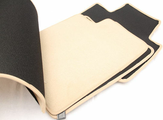 Petex Set of Front and Rear Mats 4pcs for Honda Accord 2003-2008 Beige