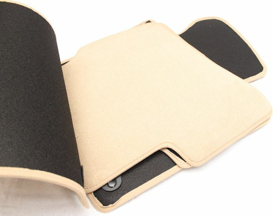 Petex Set of Front and Rear Mats 4pcs for Volkswagen Passat 2005-2014 Beige