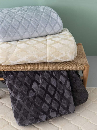 Palamaiki Duvet Cover Single 160x240cm Nadine Coal 700 GSMGsm