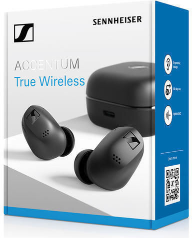 Sennheiser Accentum In ear Bluetooth хендсфри Слушалки с Кутийка за Зареждане Черен