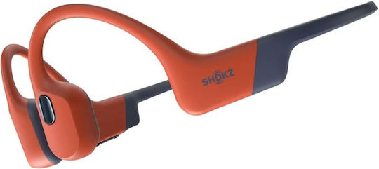 Shokz OpenSwim Pro S711 Bone Conduction Bluetooth Handsfree Ακουστικά με Αντοχή στον Ιδρώτα Κόκκινα