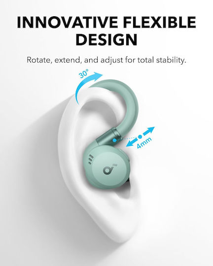 Soundcore by Anker Sport X20 In-ear Bluetooth Handsfree Earphones with Sweat Resistance and Charging Case Green
