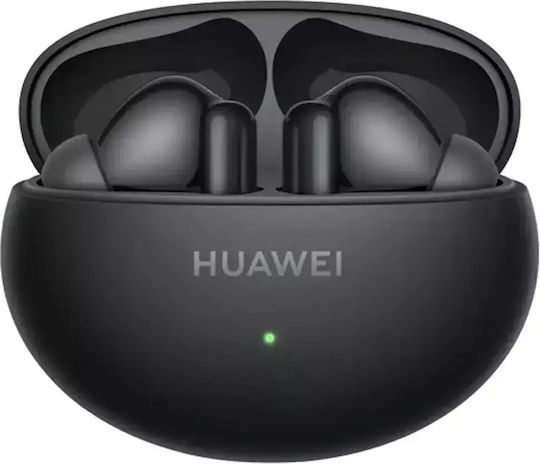 Huawei FreeBuds 6i Bluetooth хендсфри Слушалки с Устойчивост на Пот и Кутийка за Зареждане Черно