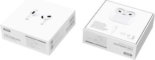 XO T4 In-ear Bluetooth Handsfree Earphones with Charging Case White