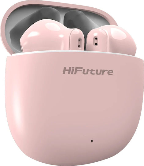 HiFuture Colorbuds 2 Bluetooth-Freisprecheinrichtung Kopfhörer mit Schweißresistenz und Ladeetui Rosa