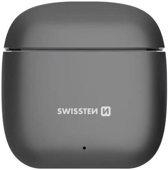 Swissten Alupods II In-Ear Bluetooth-Freisprecheinrichtung Kopfhörer mit Ladeetui Schwarz