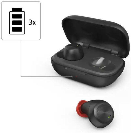 HAMA Spirit Chop In ear Bluetooth хендсфри Слушалки с Кутийка за Зареждане Black, Dark Grey