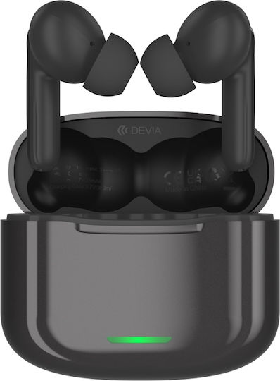 Devia Star E4 In-ear Bluetooth Handsfree Earphones with Charging Case Black
