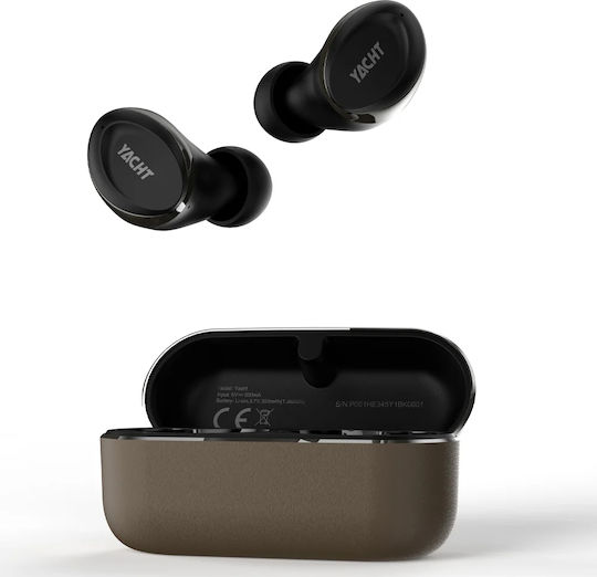 HiFuture YACHT In-ear Bluetooth Handsfree Căști cu Rezistență la Transpirație și Carcasă de Încărcare Black Gold