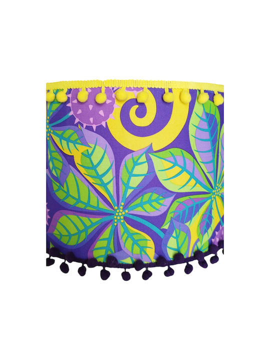 Oxygen Jane Sassaman Ceiling Light Purple with E27 Socket 35cm