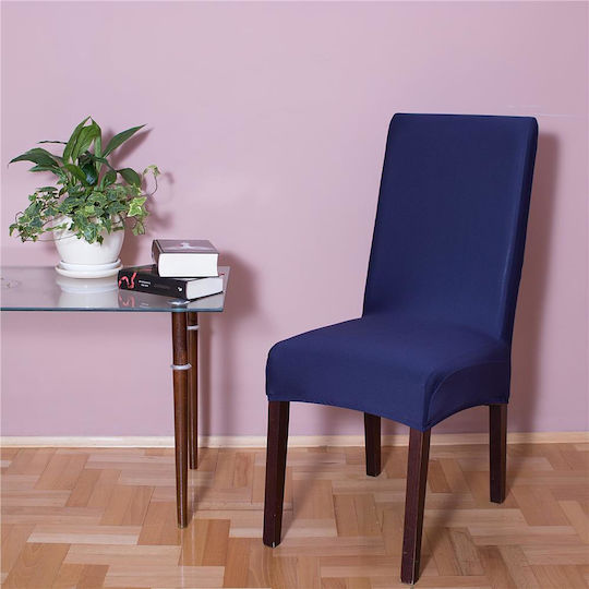 Husă Elastică Scaun Navy Blue 45x60cm 1buc
