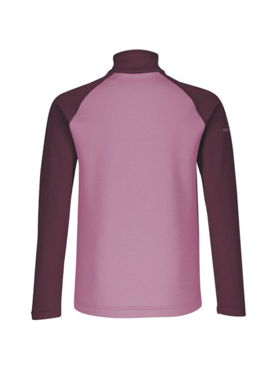 Scott Kids Blouse Long Sleeve Light Red, Fudge, Cassis Pink