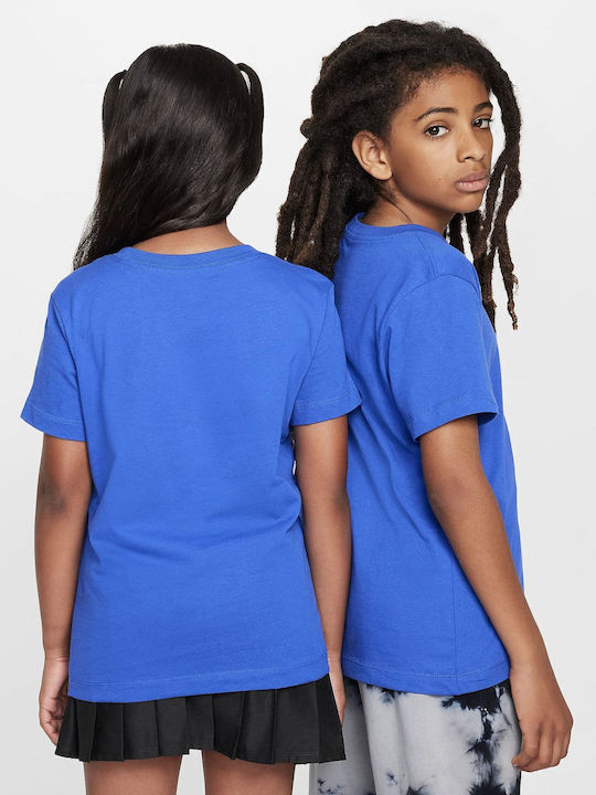 Kinder-T-Shirt Blau SPORTSWEAR