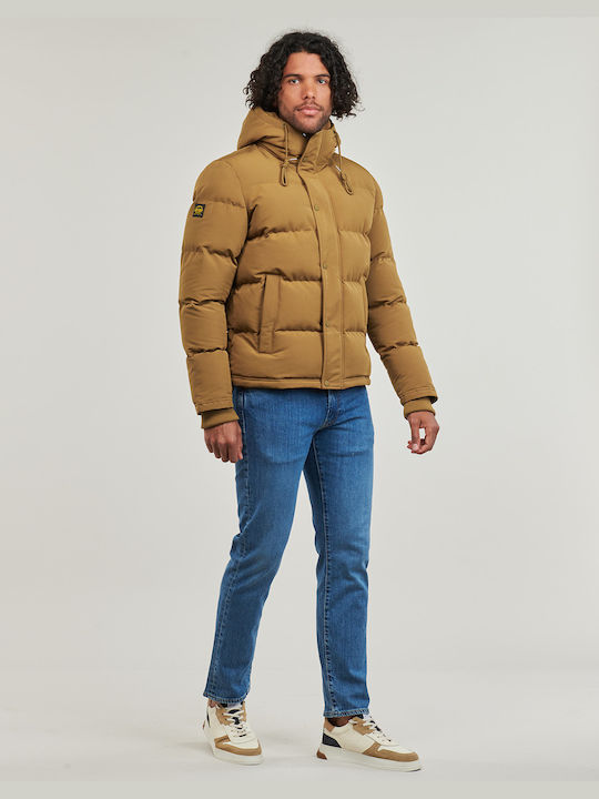 Superdry Everest Short Jacke Puffer Braun