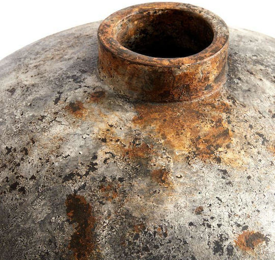 Muubs Vază De Podea Din Ceramică Albă Φ56xΥ100cm