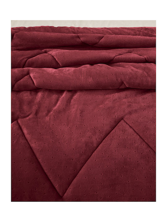 Guy Laroche Duvet Cover Set Semi-Double 180x240cm Drops Wine