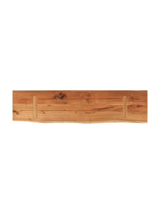 Ράφι Τοίχου Καφέ 80x20x2.5εκ.