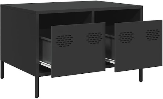TV-Ständer Aus Metall Schwarz M68xP50xH43.5cm