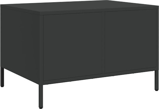 TV-Ständer Aus Metall Schwarz M68xP50xH43.5cm