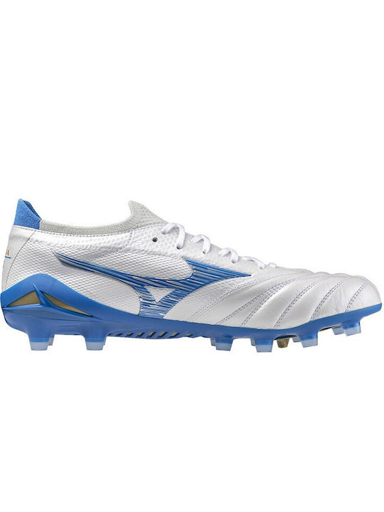 Mizuno Morelia Neo Iv Beta Japan FG High Football Shoes with Cleats Beige