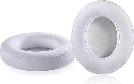 Set 2 Perne pentru Urechi Edman Beats Solo 3 Solo 2 Wireless On-ear Piele Sintetică Albă