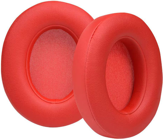 Set 2 Perne pentru urechi Edman Beats Studio 3 Studio 2.0 Cu fir Fără fir Peste ureche Piele sintetică Roșu