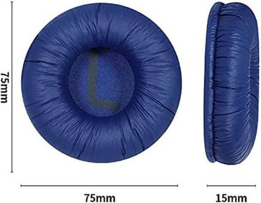 Set 2 Edman Ear Pads Sony Wh-ch520 Wh-ch510 Wh-ch500 On-ear Blue