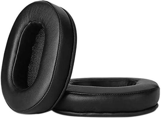 Set 2 Perne pentru Urechi Edman Audio-technica Ath M50x M50xbt M50 M40x M30 M20 M10 Ath-msr7 Piele Sintetică Negru
