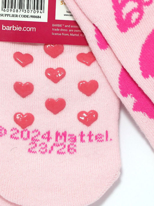 Barbie Kindersocken Rutschfest Light Pink