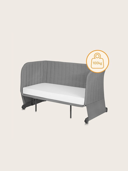 Lionelo Люлка Thomi Plus с Матрак и Колела Gray Concrete