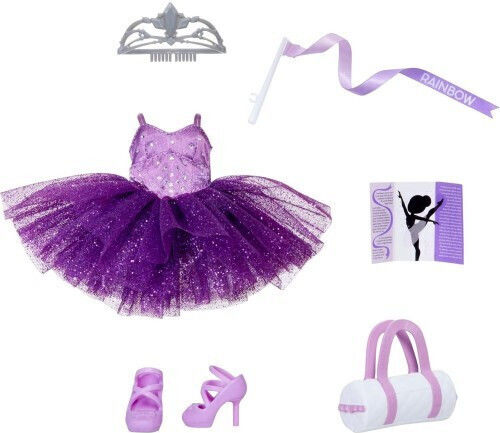 MGA Entertainment High Fashion Pack Ballet Recital Haine pentru păpuși Rainbow High pentru 4++ Ani