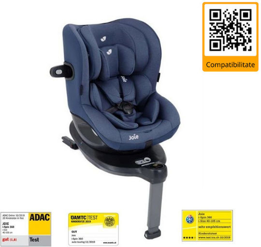 Joie I-Spin 360 Καθισματάκι Αυτοκινήτου i-Size με Isofix Deep Sea 0-18 kg