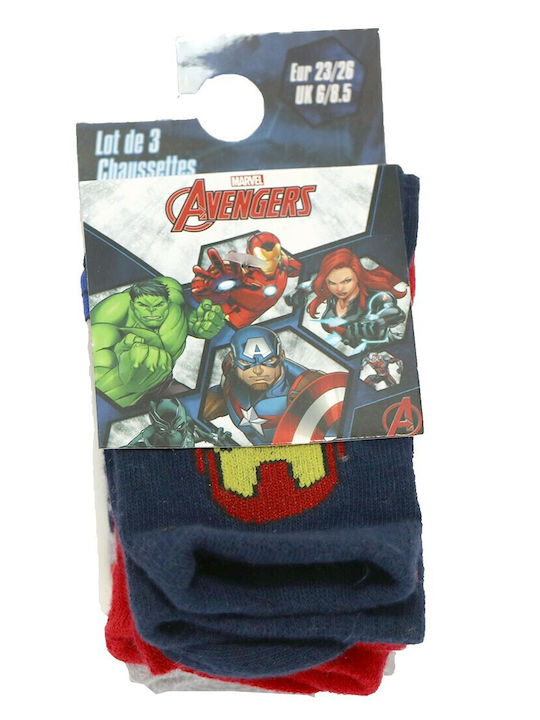 Marvel Kindersocken Marineblau 3 Paar